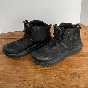 Men's Under Armor Valsetz Micro G Tactical Boots 302373-001 Sz 11 Black